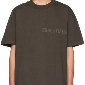 Fear Of God Essentials Off-Black FW22 T-Shirt Size M